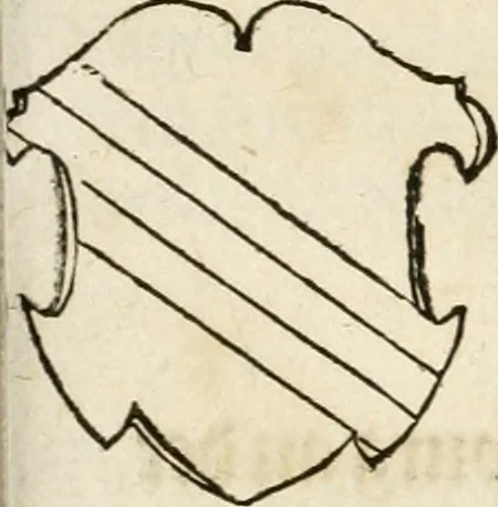 An illustration from Thurnier Buch : von Anfang, Vrsachen, Vrsprung vnd Herkommen der Thurnier im Heyligen Römischen Reich Teutscher Nation, wie viel offentlicher Landthurnier von Keyser Heinrich dem Ersten dieses Namens an biss auff den jetztregierenden Keyser Maximilian den Andern ... vnd in welchen Stetten die alle gehalten ... Alles jetzunder von neuwem zusammen getragen, mit schönen neuwen Figuren, sonderlich auch der adelischen Wappen, auffs schönest zugericht .., 1566, leaf 352
