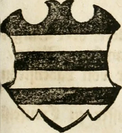 An illustration from Thurnier Buch : von Anfang, Vrsachen, Vrsprung vnd Herkommen der Thurnier im Heyligen Römischen Reich Teutscher Nation, wie viel offentlicher Landthurnier von Keyser Heinrich dem Ersten dieses Namens an biss auff den jetztregierenden Keyser Maximilian den Andern ... vnd in welchen Stetten die alle gehalten ... Alles jetzunder von neuwem zusammen getragen, mit schönen neuwen Figuren, sonderlich auch der adelischen Wappen, auffs schönest zugericht .., 1566, leaf 352