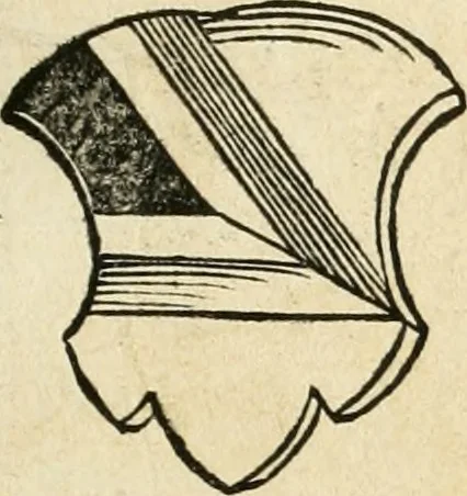 An illustration from Thurnier Buch : von Anfang, Vrsachen, Vrsprung vnd Herkommen der Thurnier im Heyligen Römischen Reich Teutscher Nation, wie viel offentlicher Landthurnier von Keyser Heinrich dem Ersten dieses Namens an biss auff den jetztregierenden Keyser Maximilian den Andern ... vnd in welchen Stetten die alle gehalten ... Alles jetzunder von neuwem zusammen getragen, mit schönen neuwen Figuren, sonderlich auch der adelischen Wappen, auffs schönest zugericht .., 1566, leaf 376