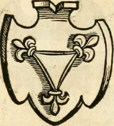An illustration from Thurnier Buch : von Anfang, Vrsachen, Vrsprung vnd Herkommen der Thurnier im Heyligen Römischen Reich Teutscher Nation, wie viel offentlicher Landthurnier von Keyser Heinrich dem Ersten dieses Namens an biss auff den jetztregierenden Keyser Maximilian den Andern ... vnd in welchen Stetten die alle gehalten ... Alles jetzunder von neuwem zusammen getragen, mit schönen neuwen Figuren, sonderlich auch der adelischen Wappen, auffs schönest zugericht .., 1566, leaf 377