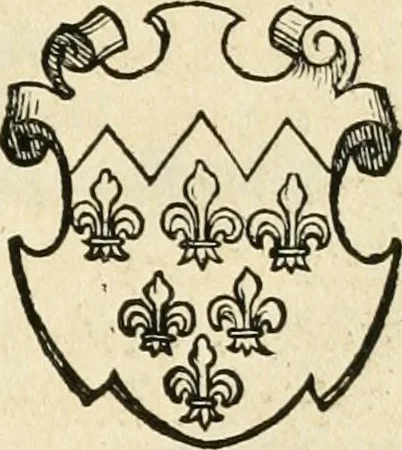 An illustration from Thurnier Buch : von Anfang, Vrsachen, Vrsprung vnd Herkommen der Thurnier im Heyligen Römischen Reich Teutscher Nation, wie viel offentlicher Landthurnier von Keyser Heinrich dem Ersten dieses Namens an biss auff den jetztregierenden Keyser Maximilian den Andern ... vnd in welchen Stetten die alle gehalten ... Alles jetzunder von neuwem zusammen getragen, mit schönen neuwen Figuren, sonderlich auch der adelischen Wappen, auffs schönest zugericht .., 1566, leaf 472