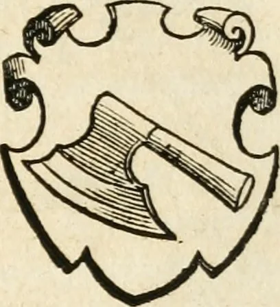 An illustration from Thurnier Buch : von Anfang, Vrsachen, Vrsprung vnd Herkommen der Thurnier im Heyligen Römischen Reich Teutscher Nation, wie viel offentlicher Landthurnier von Keyser Heinrich dem Ersten dieses Namens an biss auff den jetztregierenden Keyser Maximilian den Andern ... vnd in welchen Stetten die alle gehalten ... Alles jetzunder von neuwem zusammen getragen, mit schönen neuwen Figuren, sonderlich auch der adelischen Wappen, auffs schönest zugericht .., 1566, leaf 494