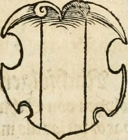 An illustration from Thurnier Buch : von Anfang, Vrsachen, Vrsprung vnd Herkommen der Thurnier im Heyligen Römischen Reich Teutscher Nation, wie viel offentlicher Landthurnier von Keyser Heinrich dem Ersten dieses Namens an biss auff den jetztregierenden Keyser Maximilian den Andern ... vnd in welchen Stetten die alle gehalten ... Alles jetzunder von neuwem zusammen getragen, mit schönen neuwen Figuren, sonderlich auch der adelischen Wappen, auffs schönest zugericht .., 1566, leaf 92