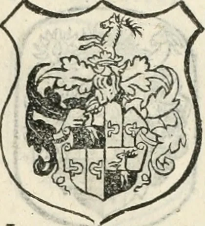 An illustration from Thurnier Buch, warhafftiger ritterlicher Thate : so in dem Monat Junij des vergangnen LX. Jars in vnd ausserhalb der Statt Wienn zu Ross vnd zu Fuess, auff Wasser vnd Lannd gehalten worden, mit schönen Figuren contrafeet : vnd dem Allerdurchleuchtigisten, Grossmechtigisten Fürsten vnnd Herrn, Herren Ferdinando, erweltem Römischen Kayser ..., 1561, leaf 16
