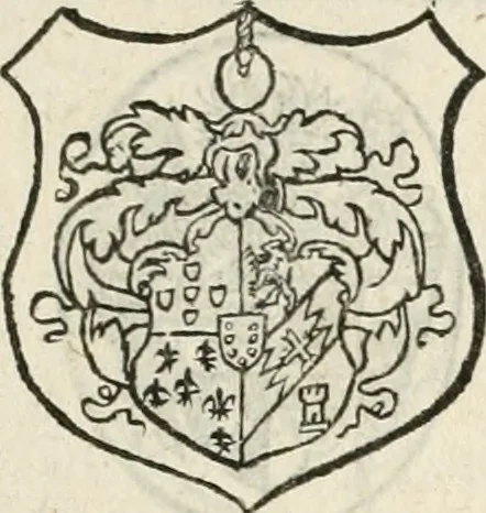 An illustration from Thurnier Buch, warhafftiger ritterlicher Thate : so in dem Monat Junij des vergangnen LX. Jars in vnd ausserhalb der Statt Wienn zu Ross vnd zu Fuess, auff Wasser vnd Lannd gehalten worden, mit schönen Figuren contrafeet : vnd dem Allerdurchleuchtigisten, Grossmechtigisten Fürsten vnnd Herrn, Herren Ferdinando, erweltem Römischen Kayser ..., 1561, leaf 16
