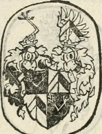 An illustration from Thurnier Buch, warhafftiger ritterlicher Thate : so in dem Monat Junij des vergangnen LX. Jars in vnd ausserhalb der Statt Wienn zu Ross vnd zu Fuess, auff Wasser vnd Lannd gehalten worden, mit schönen Figuren contrafeet : vnd dem Allerdurchleuchtigisten, Grossmechtigisten Fürsten vnnd Herrn, Herren Ferdinando, erweltem Römischen Kayser ..., 1561, leaf 16