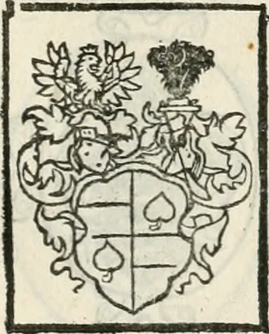 An illustration from Thurnier Buch, warhafftiger ritterlicher Thate : so in dem Monat Junij des vergangnen LX. Jars in vnd ausserhalb der Statt Wienn zu Ross vnd zu Fuess, auff Wasser vnd Lannd gehalten worden, mit schönen Figuren contrafeet : vnd dem Allerdurchleuchtigisten, Grossmechtigisten Fürsten vnnd Herrn, Herren Ferdinando, erweltem Römischen Kayser ..., 1561, leaf 16