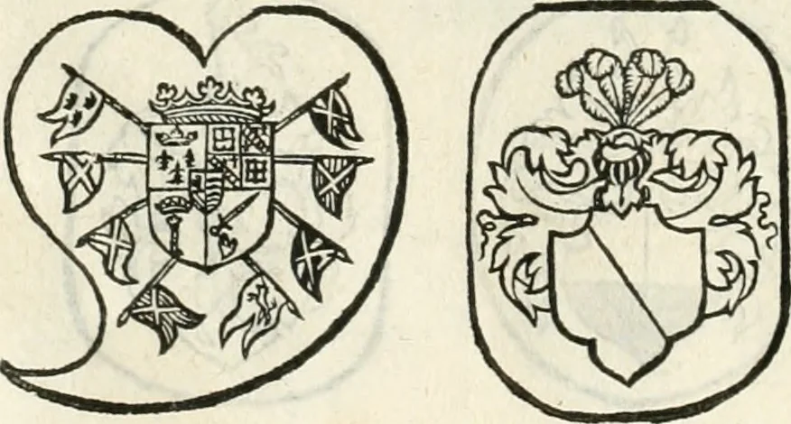 An illustration from Thurnier Buch, warhafftiger ritterlicher Thate : so in dem Monat Junij des vergangnen LX. Jars in vnd ausserhalb der Statt Wienn zu Ross vnd zu Fuess, auff Wasser vnd Lannd gehalten worden, mit schönen Figuren contrafeet : vnd dem Allerdurchleuchtigisten, Grossmechtigisten Fürsten vnnd Herrn, Herren Ferdinando, erweltem Römischen Kayser ..., 1561, leaf 17