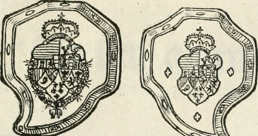 An illustration from Thurnier Buch, warhafftiger ritterlicher Thate : so in dem Monat Junij des vergangnen LX. Jars in vnd ausserhalb der Statt Wienn zu Ross vnd zu Fuess, auff Wasser vnd Lannd gehalten worden, mit schönen Figuren contrafeet : vnd dem Allerdurchleuchtigisten, Grossmechtigisten Fürsten vnnd Herrn, Herren Ferdinando, erweltem Römischen Kayser ..., 1561, leaf 18