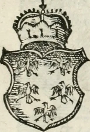An illustration from Thurnier Buch, warhafftiger ritterlicher Thate : so in dem Monat Junij des vergangnen LX. Jars in vnd ausserhalb der Statt Wienn zu Ross vnd zu Fuess, auff Wasser vnd Lannd gehalten worden, mit schönen Figuren contrafeet : vnd dem Allerdurchleuchtigisten, Grossmechtigisten Fürsten vnnd Herrn, Herren Ferdinando, erweltem Römischen Kayser ..., 1561, leaf 4