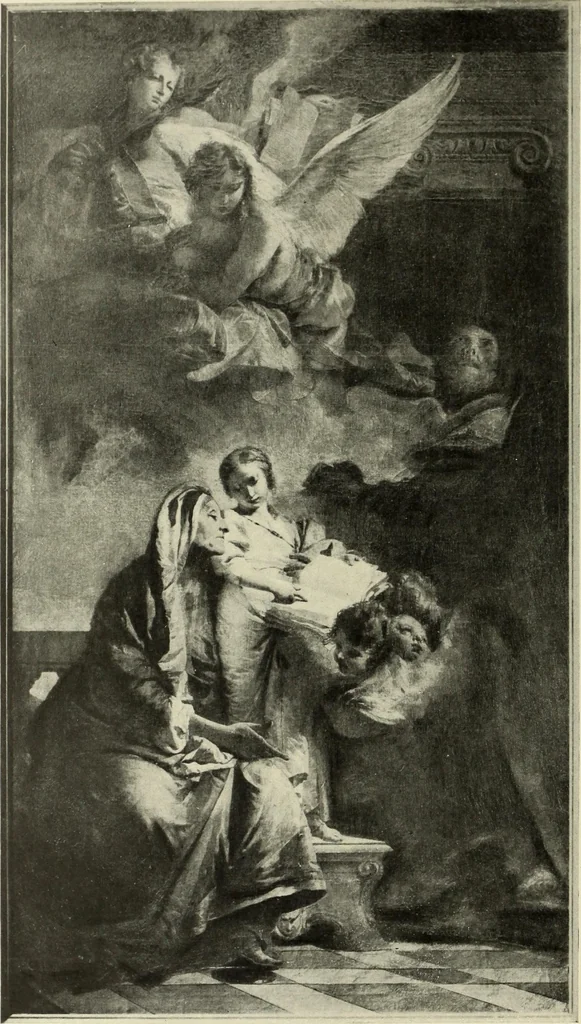 An illustration from Tiepolo, la vie et l'oeuvre du peintre;, 1911, leaf 101