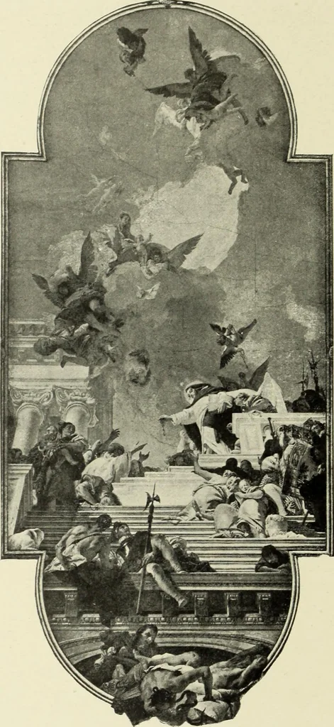 An illustration from Tiepolo, la vie et l'oeuvre du peintre;, 1911, leaf 107