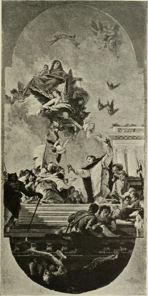 An illustration from Tiepolo, la vie et l'oeuvre du peintre;, 1911, leaf 108