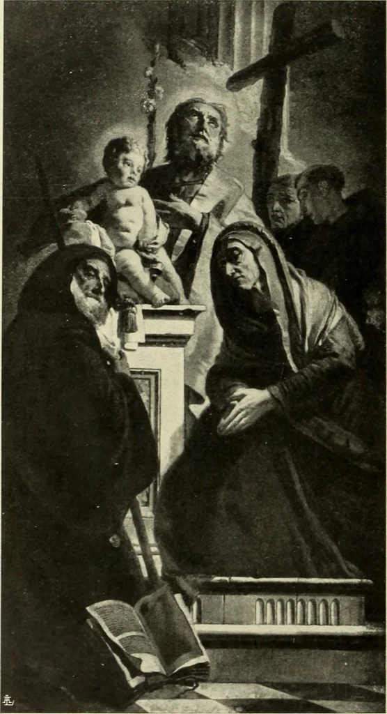 An illustration from Tiepolo, la vie et l'oeuvre du peintre;, 1911, leaf 117