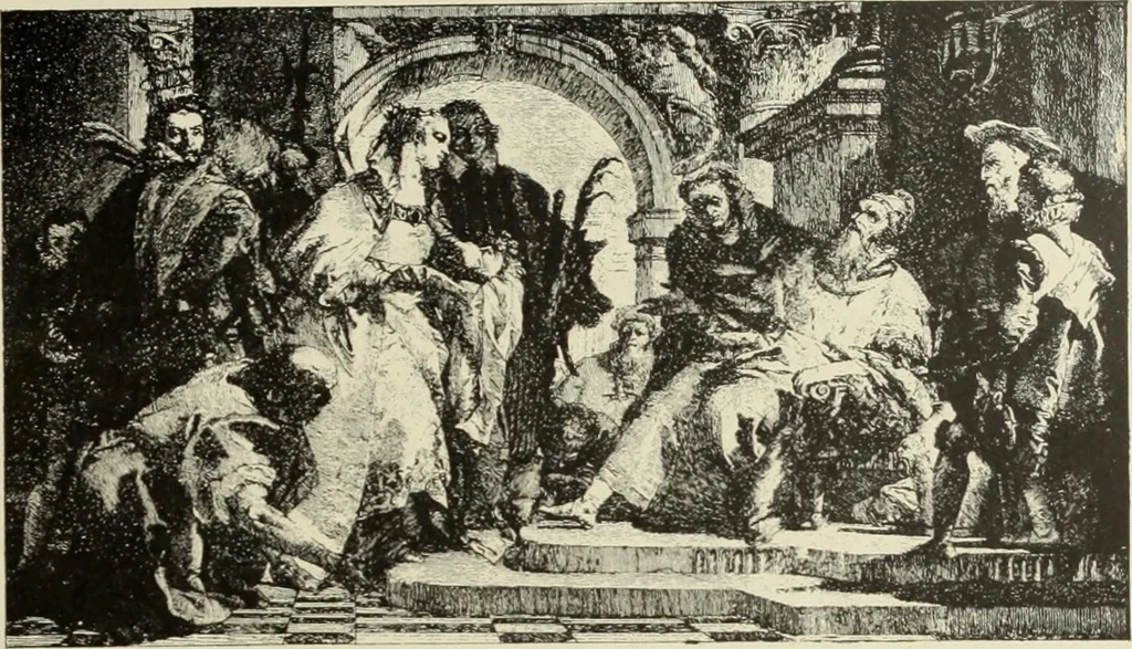 An illustration from Tiepolo, la vie et l'oeuvre du peintre;, 1911, leaf 128