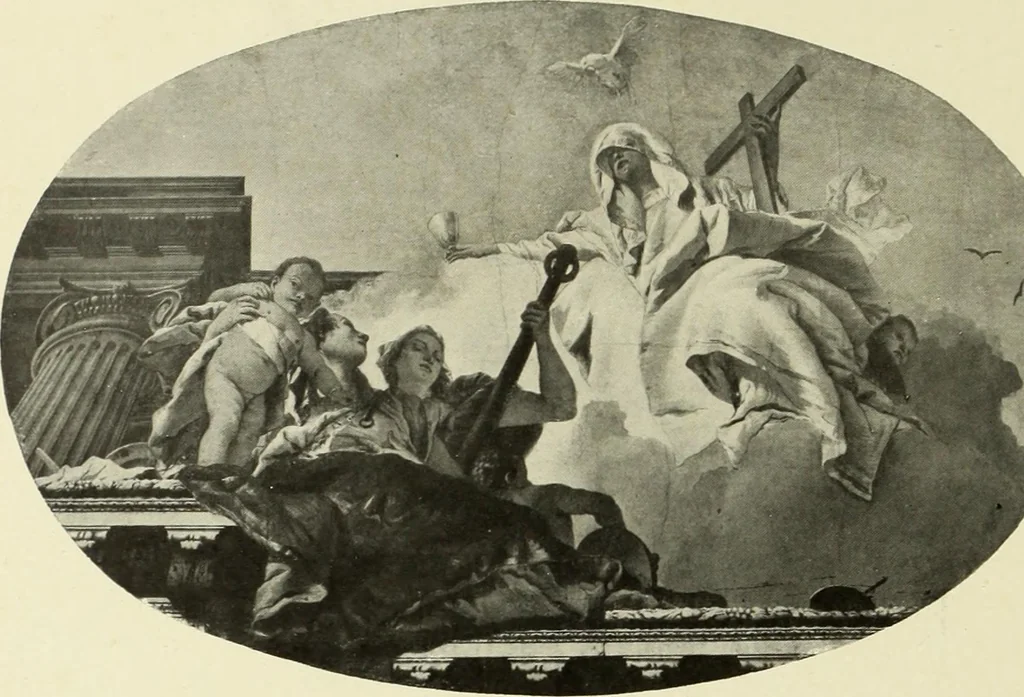 An illustration from Tiepolo, la vie et l'oeuvre du peintre;, 1911, leaf 143