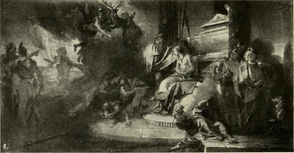 An illustration from Tiepolo, la vie et l'oeuvre du peintre;, 1911, leaf 143