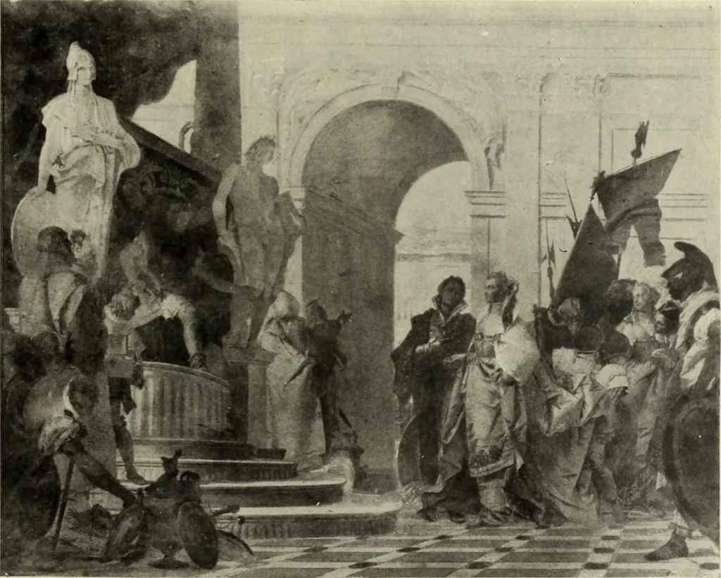 An illustration from Tiepolo, la vie et l'oeuvre du peintre;, 1911, leaf 192