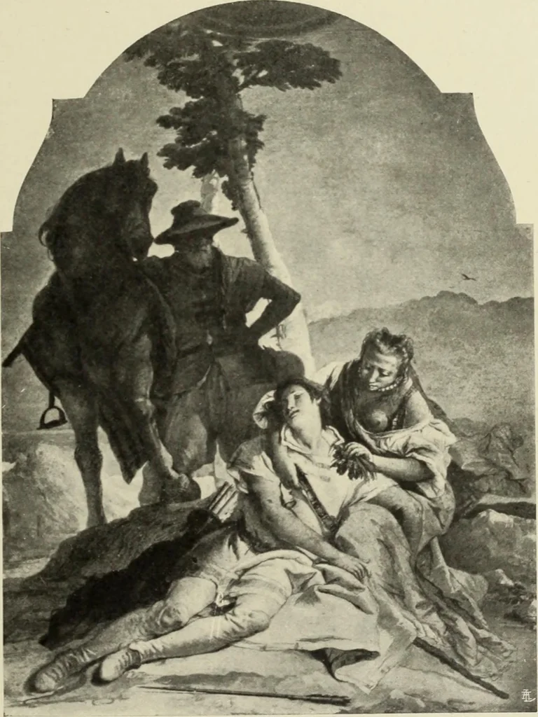 An illustration from Tiepolo, la vie et l'oeuvre du peintre;, 1911, leaf 196
