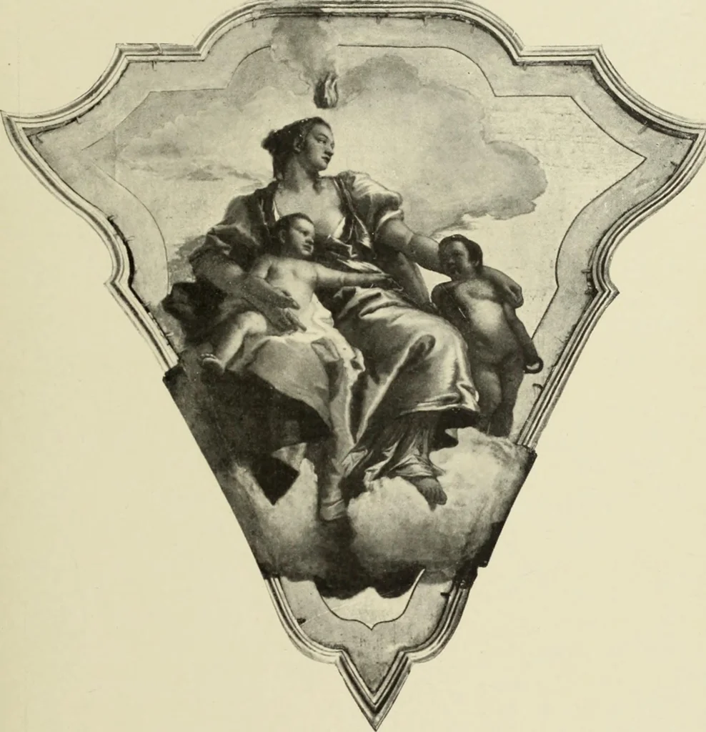 An illustration from Tiepolo, la vie et l'oeuvre du peintre;, 1911, leaf 234