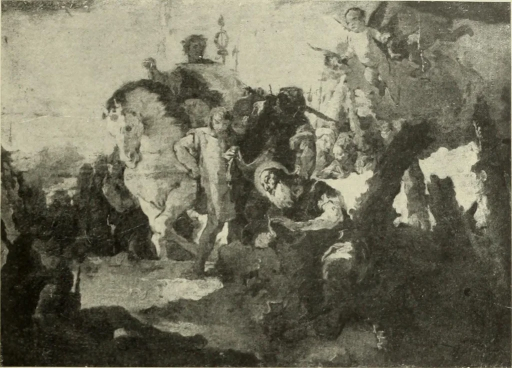 An illustration from Tiepolo, la vie et l'oeuvre du peintre;, 1911, leaf 242