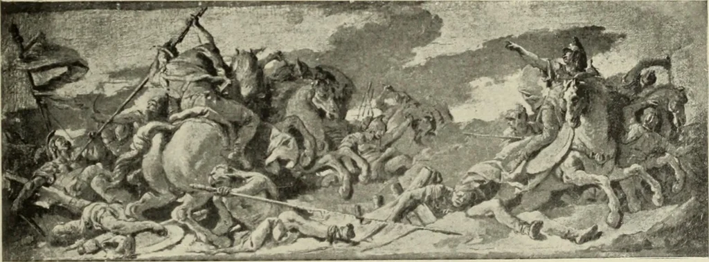 An illustration from Tiepolo, la vie et l'oeuvre du peintre;, 1911, leaf 242