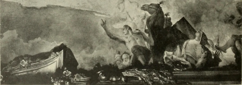 An illustration from Tiepolo, la vie et l'oeuvre du peintre;, 1911, leaf 244
