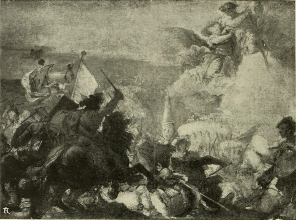 An illustration from Tiepolo, la vie et l'oeuvre du peintre;, 1911, leaf 247