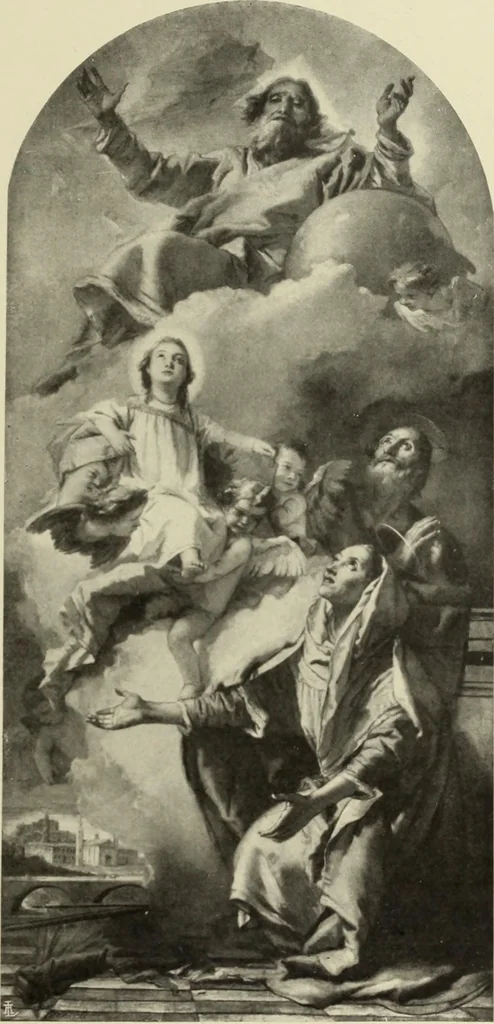 An illustration from Tiepolo, la vie et l'oeuvre du peintre;, 1911, leaf 248