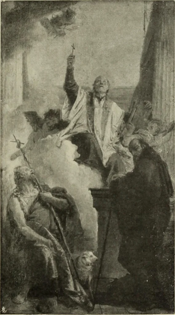 An illustration from Tiepolo, la vie et l'oeuvre du peintre;, 1911, leaf 250