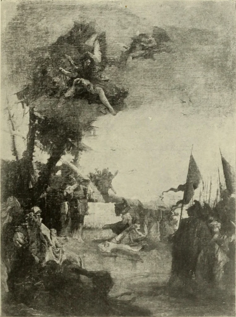 An illustration from Tiepolo, la vie et l'oeuvre du peintre;, 1911, leaf 254