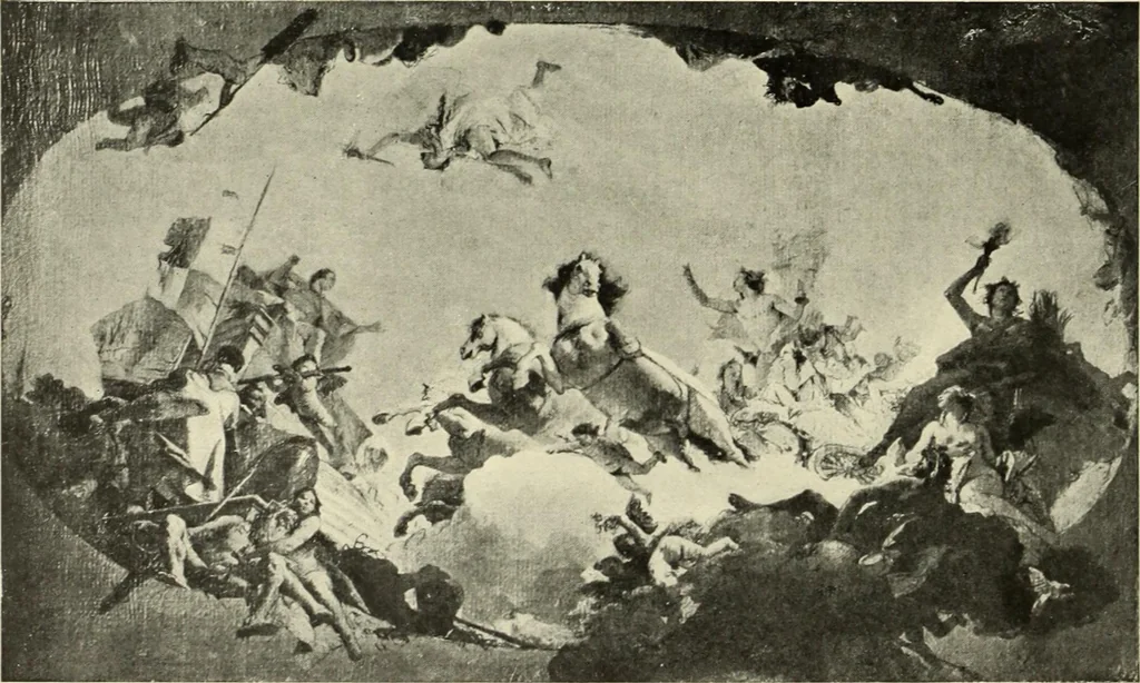 An illustration from Tiepolo, la vie et l'oeuvre du peintre;, 1911, leaf 285