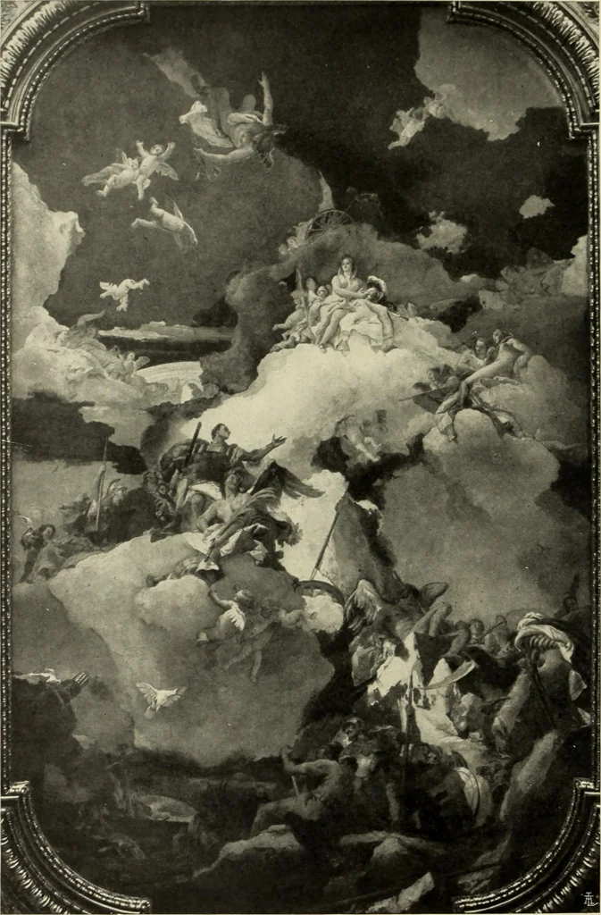 An illustration from Tiepolo, la vie et l'oeuvre du peintre;, 1911, leaf 319