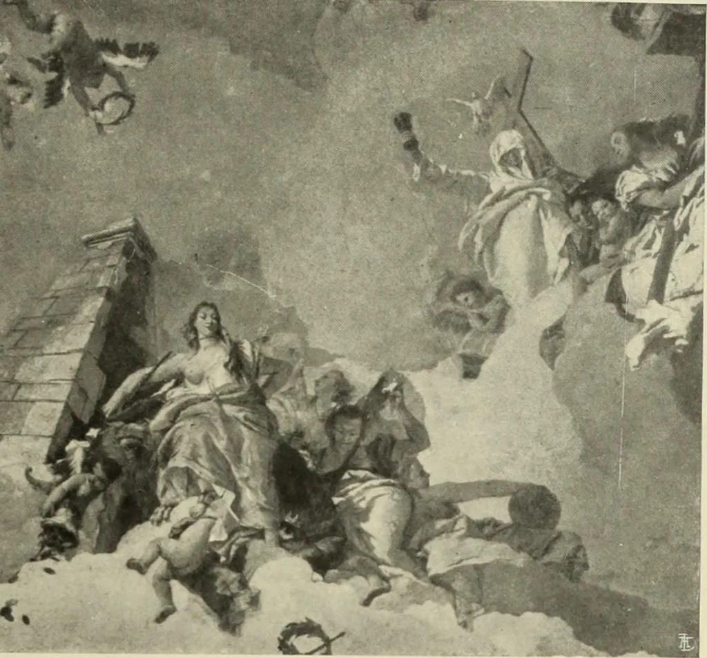 An illustration from Tiepolo, la vie et l'oeuvre du peintre;, 1911, leaf 326