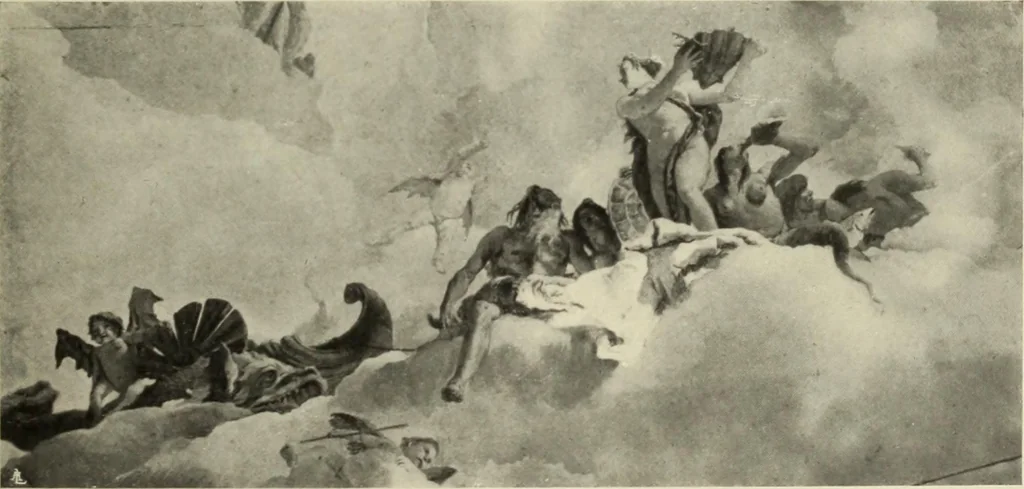 An illustration from Tiepolo, la vie et l'oeuvre du peintre;, 1911, leaf 328
