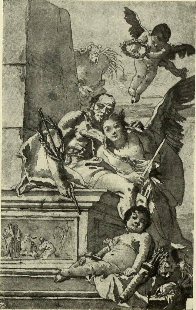 An illustration from Tiepolo, la vie et l'oeuvre du peintre;, 1911, leaf 373
