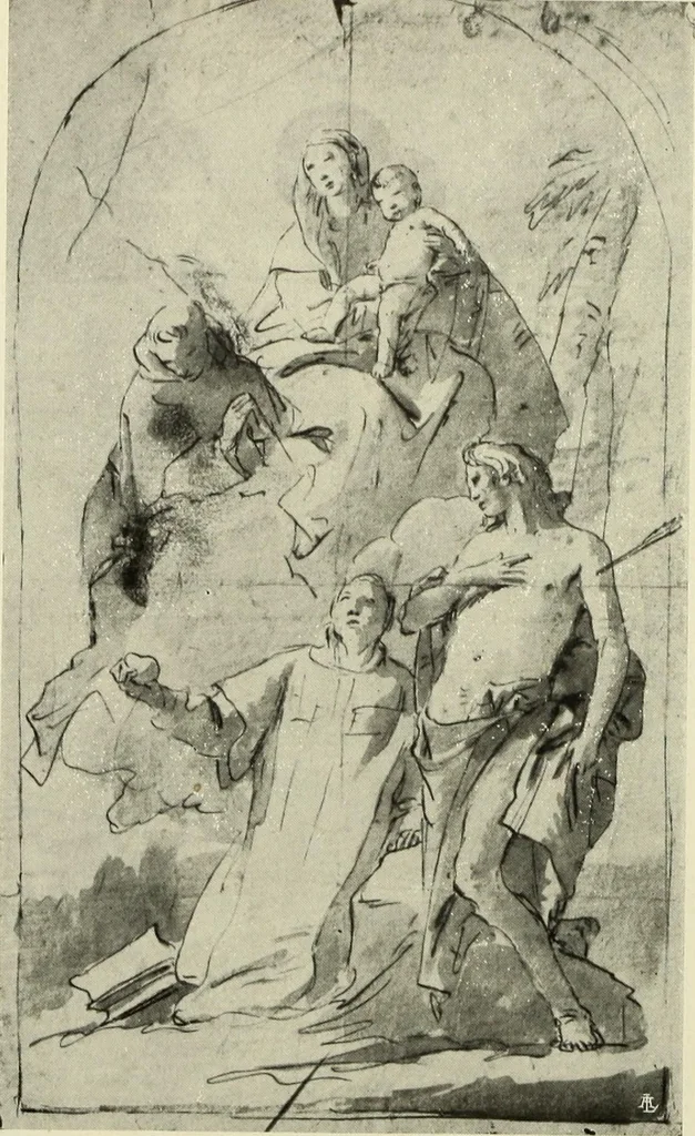 An illustration from Tiepolo, la vie et l'oeuvre du peintre;, 1911, leaf 373