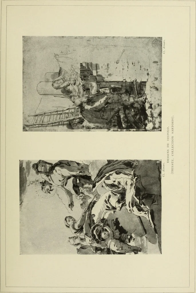An illustration from Tiepolo, la vie et l'oeuvre du peintre;, 1911, leaf 374