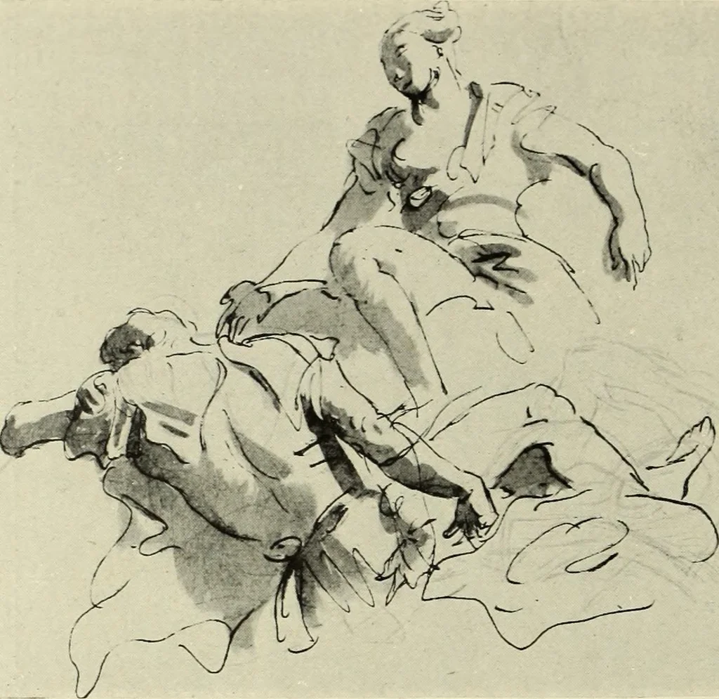 An illustration from Tiepolo, la vie et l'oeuvre du peintre;, 1911, leaf 375