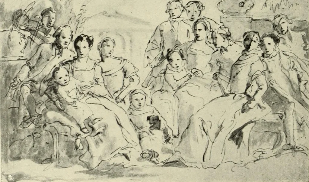 An illustration from Tiepolo, la vie et l'oeuvre du peintre;, 1911, leaf 377