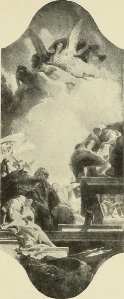 An illustration from Tiepolo, la vie et l'oeuvre du peintre;, 1911, leaf 416