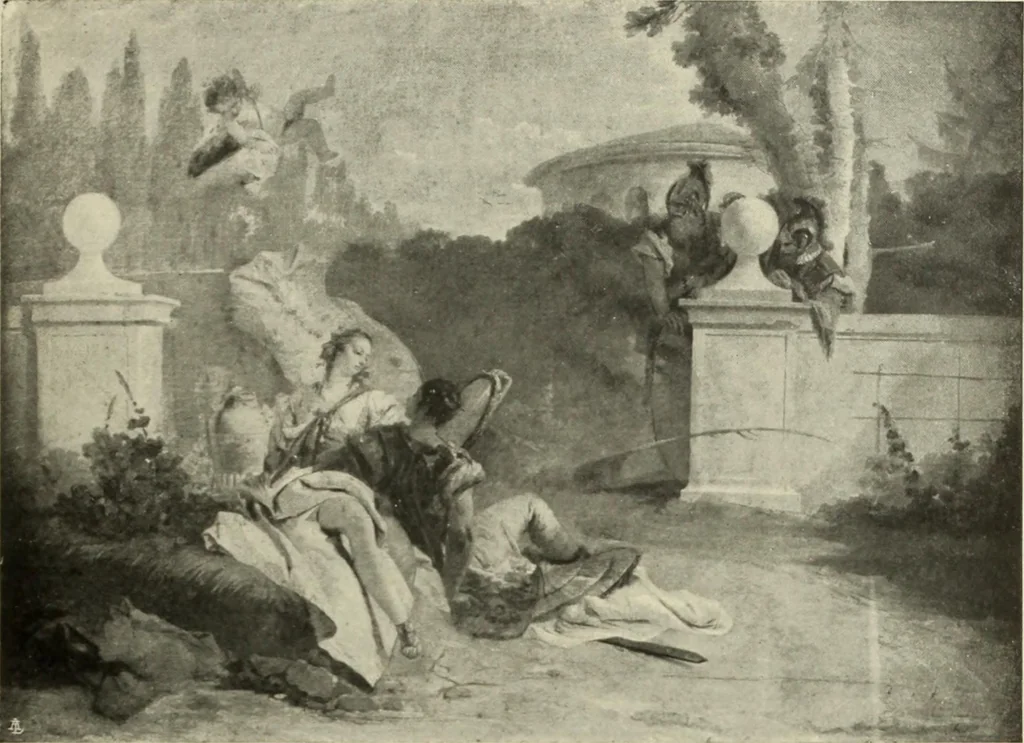 An illustration from Tiepolo, la vie et l'oeuvre du peintre;, 1911, leaf 418