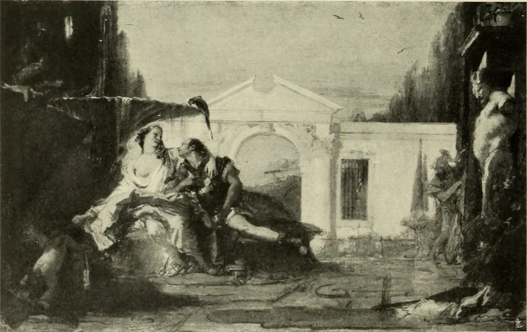 An illustration from Tiepolo, la vie et l'oeuvre du peintre;, 1911, leaf 419