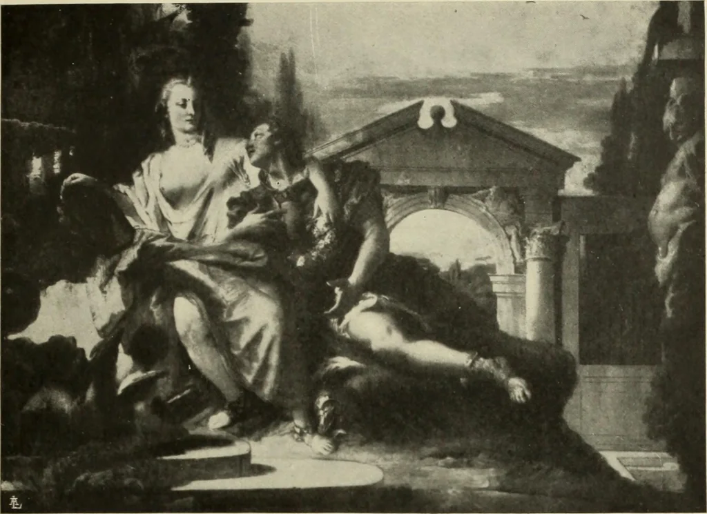 An illustration from Tiepolo, la vie et l'oeuvre du peintre;, 1911, leaf 420