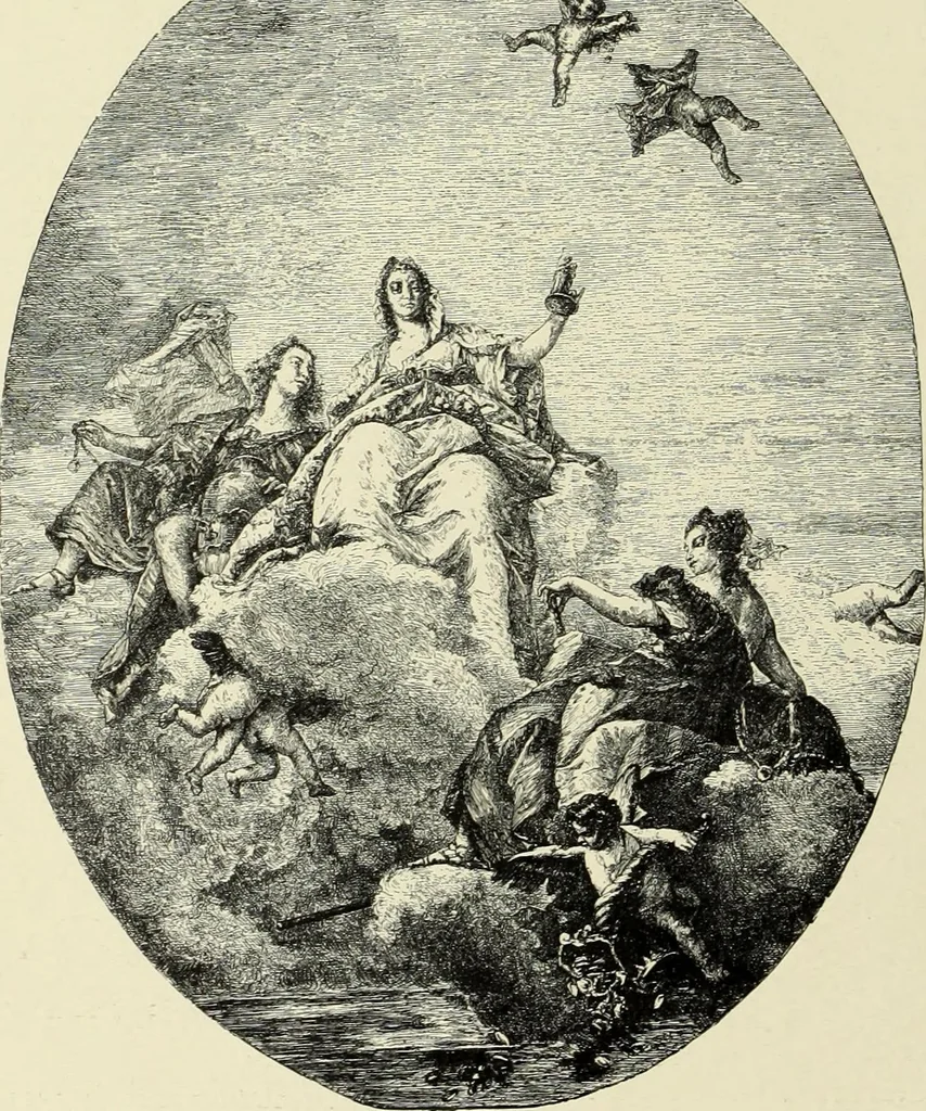 An illustration from Tiepolo, la vie et l'oeuvre du peintre;, 1911, leaf 431