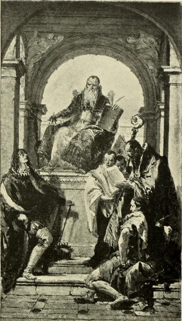 An illustration from Tiepolo, la vie et l'oeuvre du peintre;, 1911, leaf 435