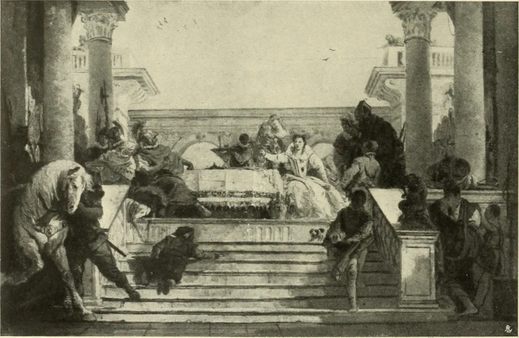 An illustration from Tiepolo, la vie et l'oeuvre du peintre;, 1911, leaf 437