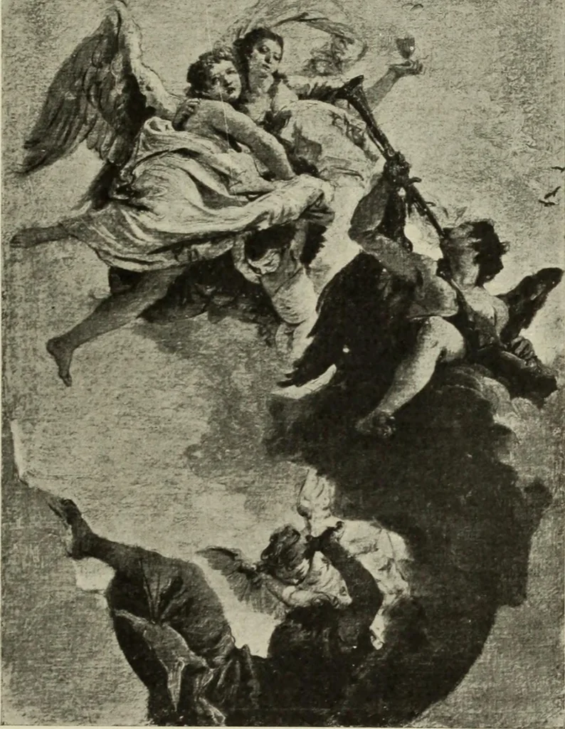 An illustration from Tiepolo, la vie et l'oeuvre du peintre;, 1911, leaf 438