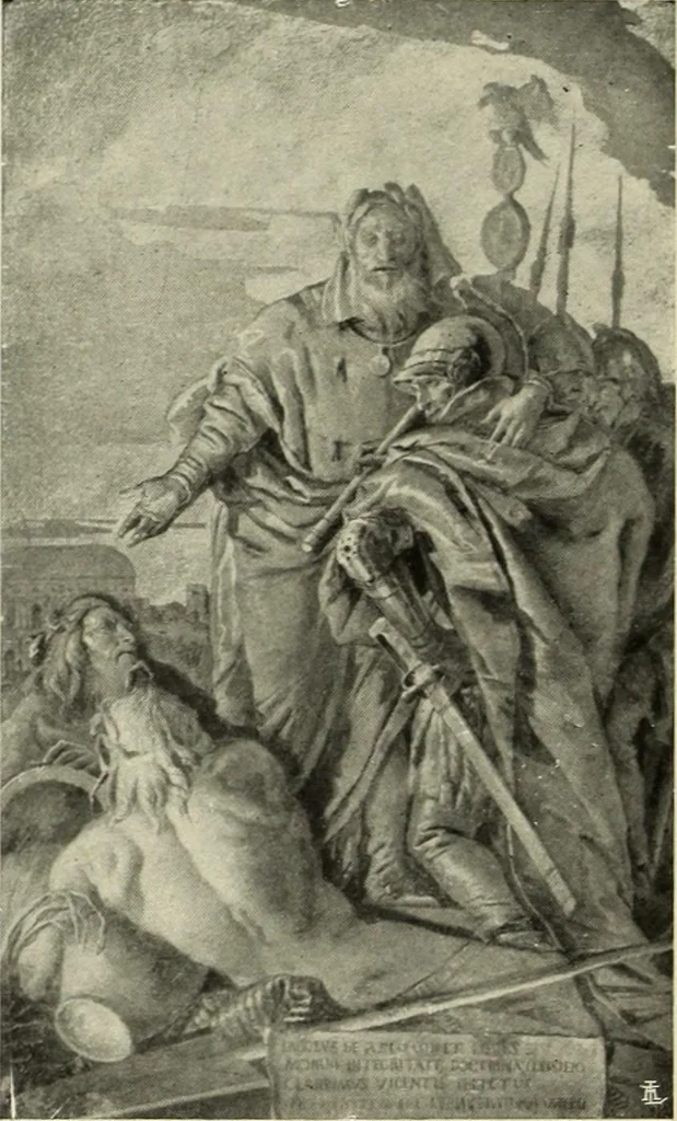 An illustration from Tiepolo, la vie et l'oeuvre du peintre;, 1911, leaf 445