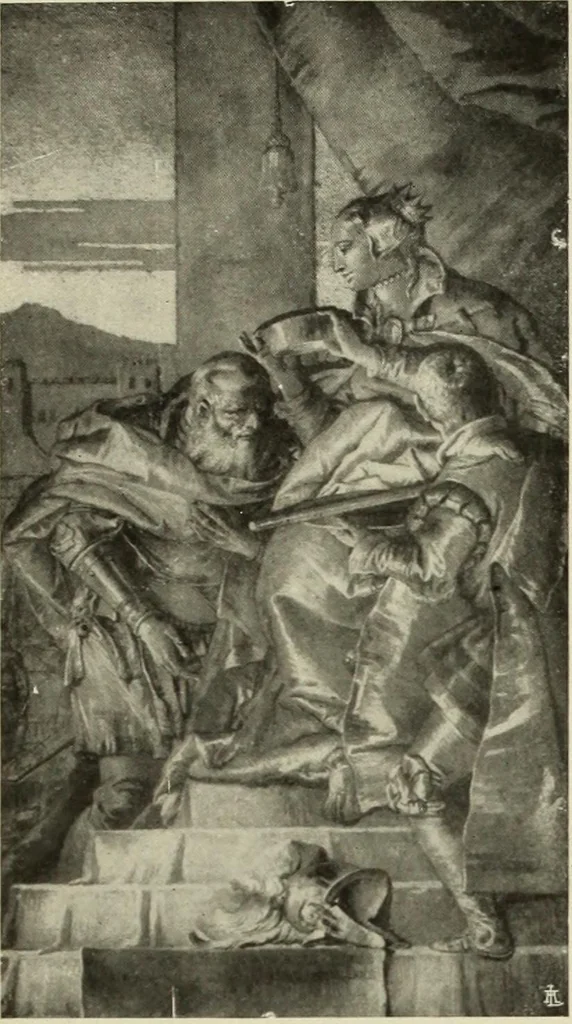 An illustration from Tiepolo, la vie et l'oeuvre du peintre;, 1911, leaf 446